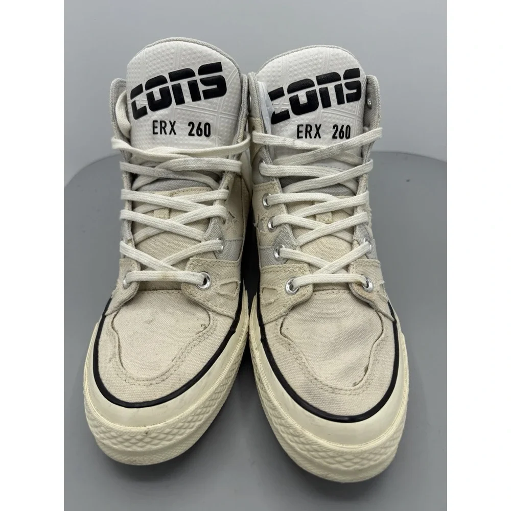Converse Cons Taylor 70 E260 High Top 166463C Ivory White/Black Mens Size 8.5